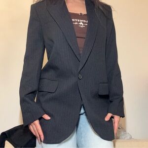 Zara Pinstripe Blazer